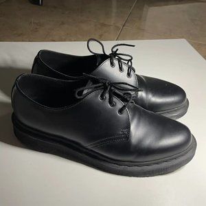 Dr. Martens 1461 Black Mono Smooth Leather Shoe SIZE 11